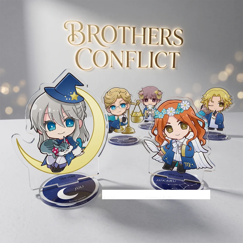 

BROTHERS CONFLICT Zodiac Series 10CM Acrylic Stand keychain Anime Stand Masaomi Asahina Ema Cute Collection Decor Gift For Fans