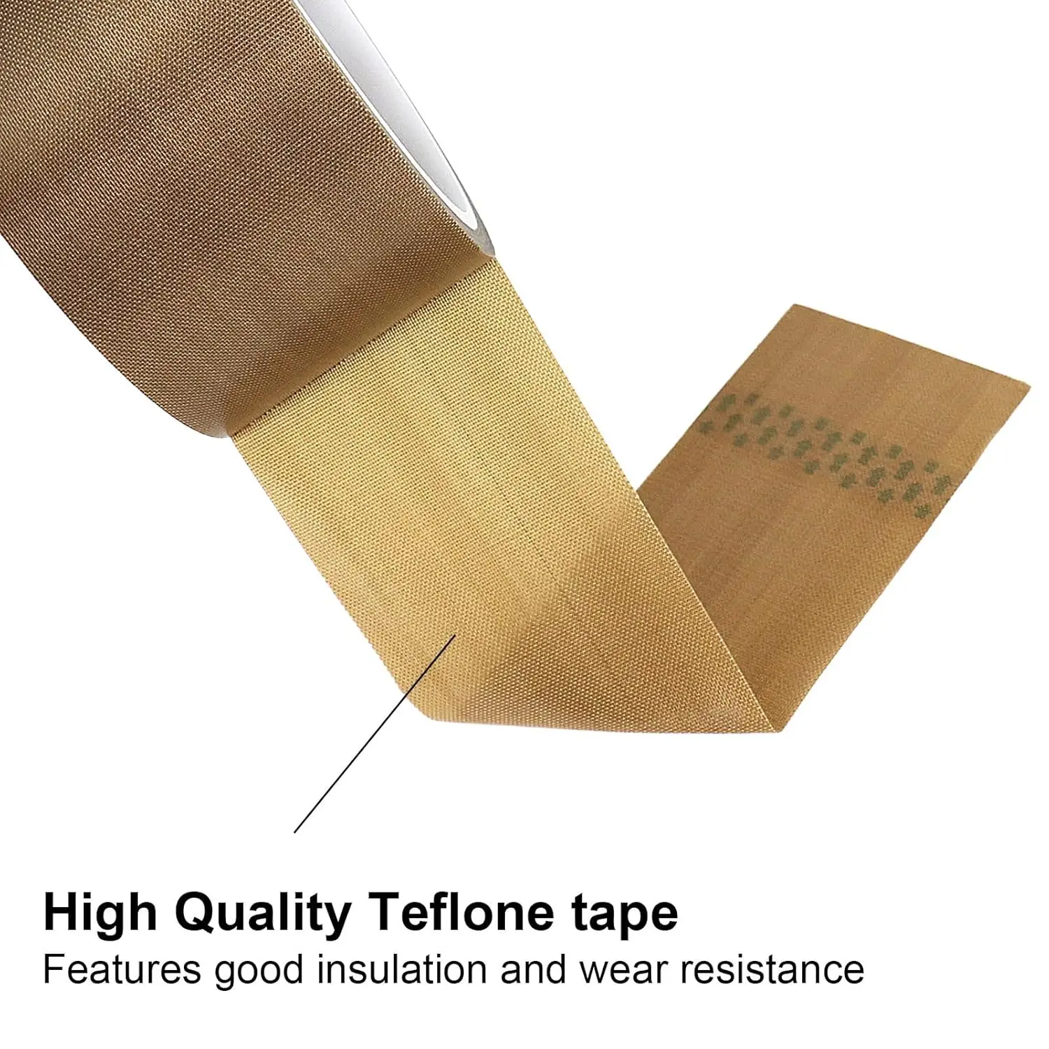 Teflone Glass Cloth Tape, High Temperature PTFE Tape for Vacuum Sealer Machine, Hand Impulse Sealers Insulation