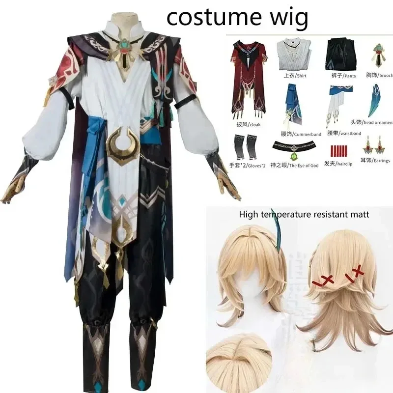 

Cosplay Costume Big size Uniform Halloween Kaveh Outfits for Anime Comic Con6;m'7,k.9;s'6;m'7,k.9;s'
