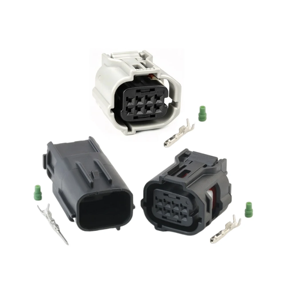 8 Pin Auto Connectors Reversing Radar Parking Sensor Wire Harness Plug 90980-12520 90980-12519 6189-1240 6188-0779 For Toyota