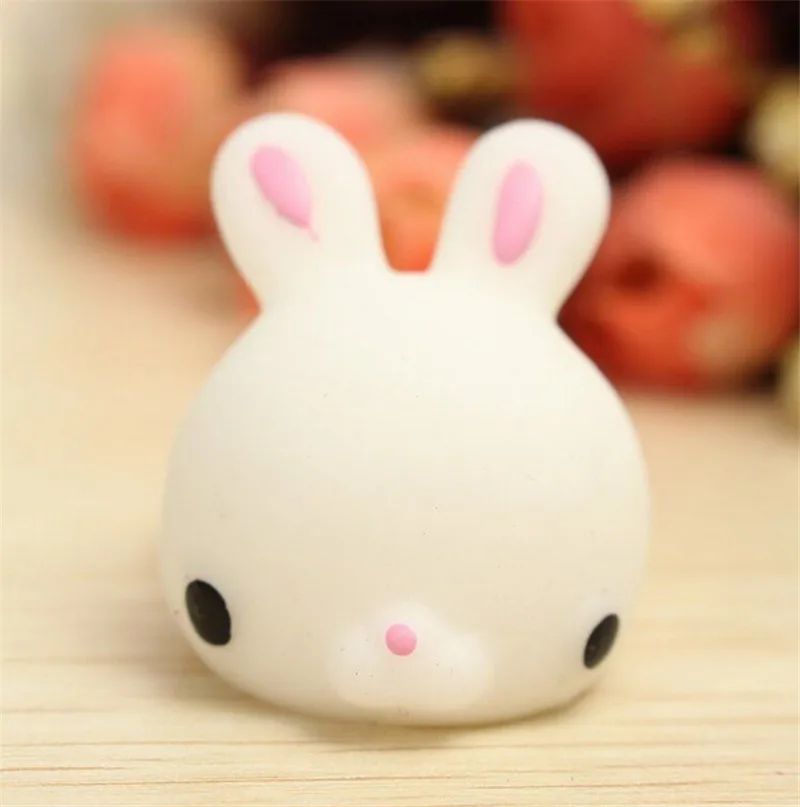 Mochi  kawaii Cute Bunny Rabbit Squishy Squeeze Healing Stress Reliever Toy Gift Decor