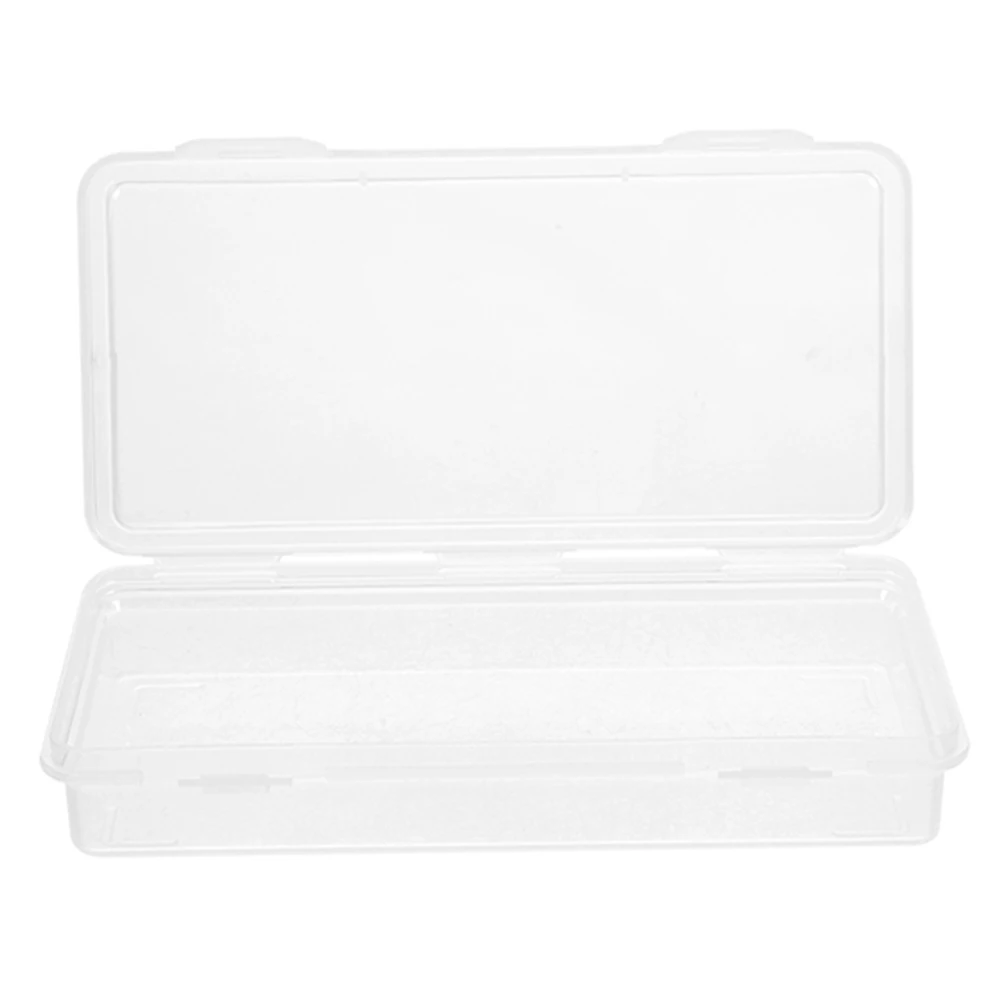 Portable Paintbrush Storage Box Pencil Case Durable Plastic Pen Holder Lightweight Compact Stationery Organizer For School