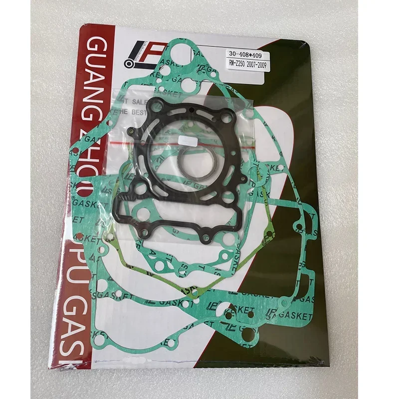 Motorcycle Cylinder Crankcase Clutch Covers Gasket Kits For Suzuki RM-Z250 2007-2009 image 4