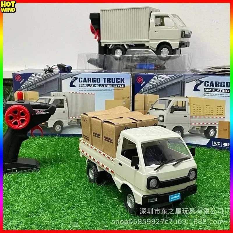 1:10/1:16 Wpl D12 Rc Car Simulation Drift Climbing Truck Led Light Haul Cargo Zdalnie sterowane zabawki elektryczne Prezent dla dzieci diy