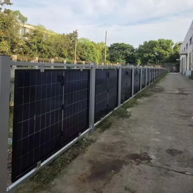 System Vertical Panels - Fence with Mounting Bracket/Installation System for Domestic Vertical PV