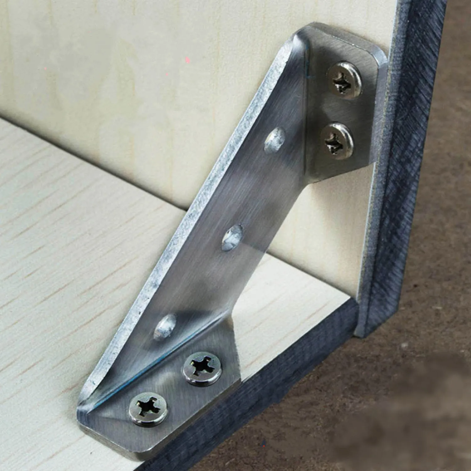 Bracket Angle Code Angle code Support Furniture Parts Right Angle Bracket Fixed Stainless Steel Electroplating