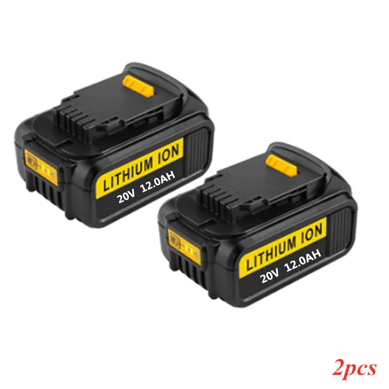 20V 12.0Ah Max. Battery Replacement Tool for DeWalt DCB184 DCB181 DCB182 DCB200 20V 5A 20 Volt 20V Battery + 3A Charge