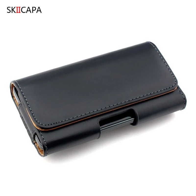 Uniwersalna kabura na telefon do Samsung Galaxy S26 Ultra S26 FE S 26 + Plus S25 S24 S23 Ultra z klipsem do paska, skórzana torba na pas. — zdjęcie produktu 3