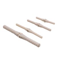 10PCS Diameter 4.5mm/2.5mm/2.0mm Plastic Stitch Pivot Round Pin Hinge 67mm/48mm/43mm/33mm Length for RC Airplane Aircraft