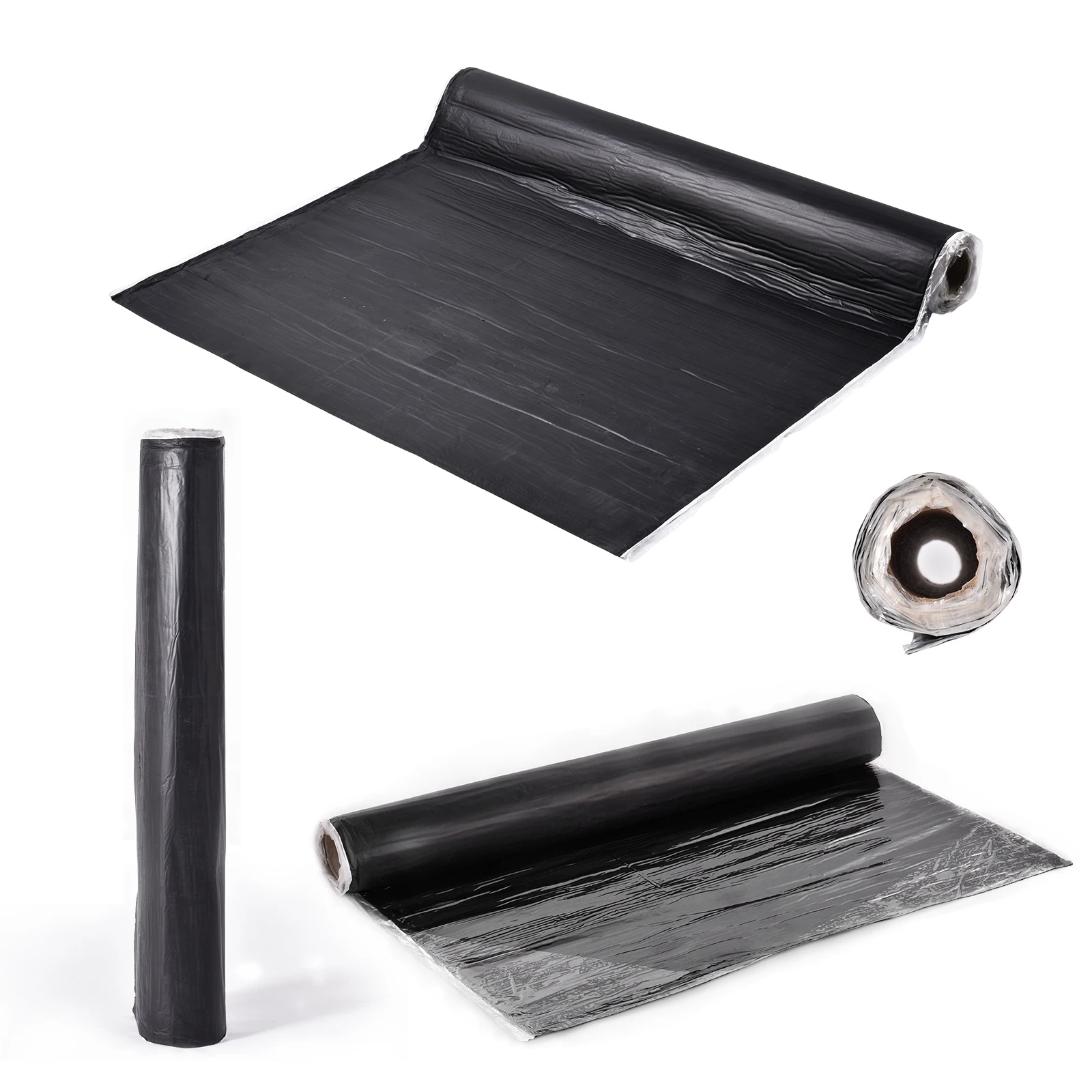 Nastro Asfaltico, Nastro Asfaltico con Adesivo, Sigillante Bituminoso Spesso 1,5 mm per Perdite di Tetti, Casette da Giardino, Parcheggi e Coperture