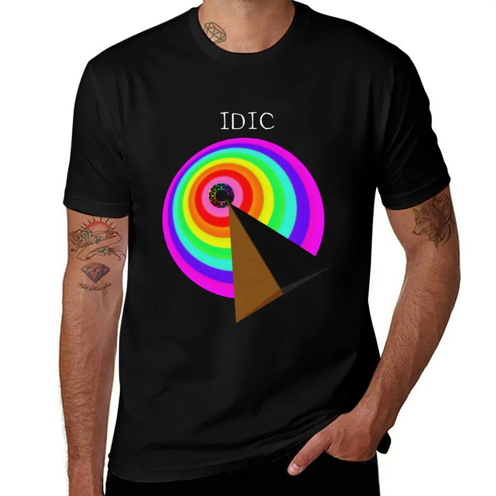 

IDIC, Y'all. T-Shirt t shirt man cotton anime tshirt t shirt custom print T-Shirt