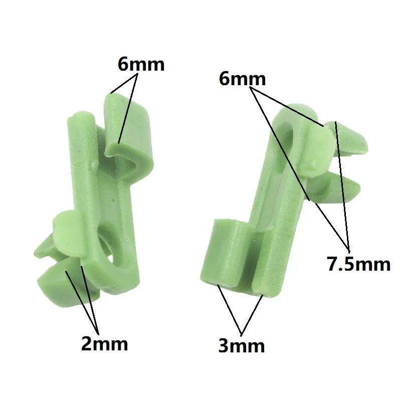 Series  For Honda side door lock rod plastic clips green retainer car clamp Replaces OEM Part 72116-SV4-003