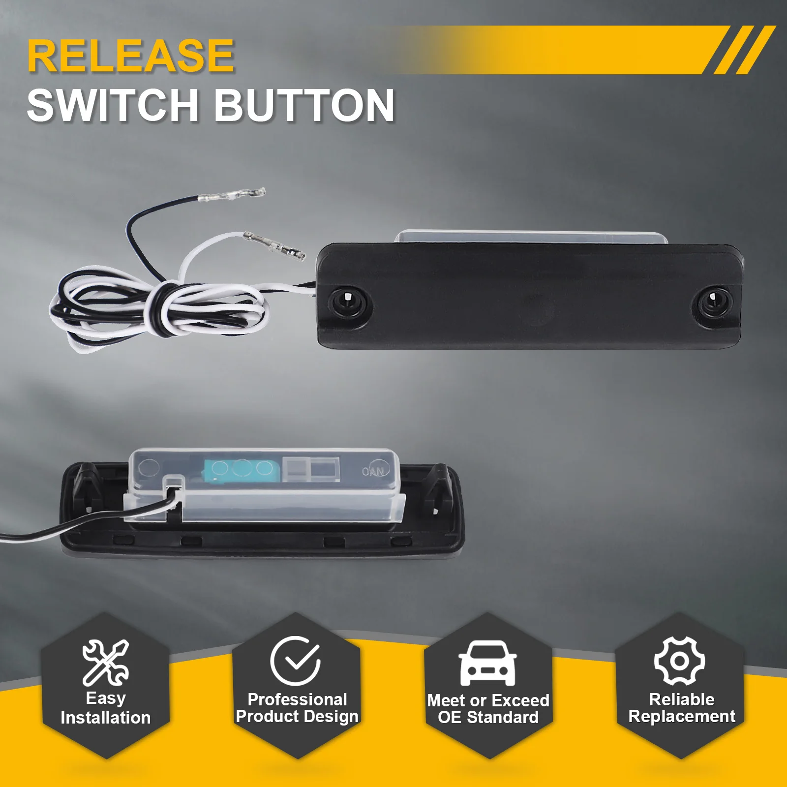 

CNSPEED 812602W000 81260-A1000 Outside Trunk Lid Lock Release Handle Switch For Hyundai Santa Fe XL4 2013-2019 Tailgate Switch