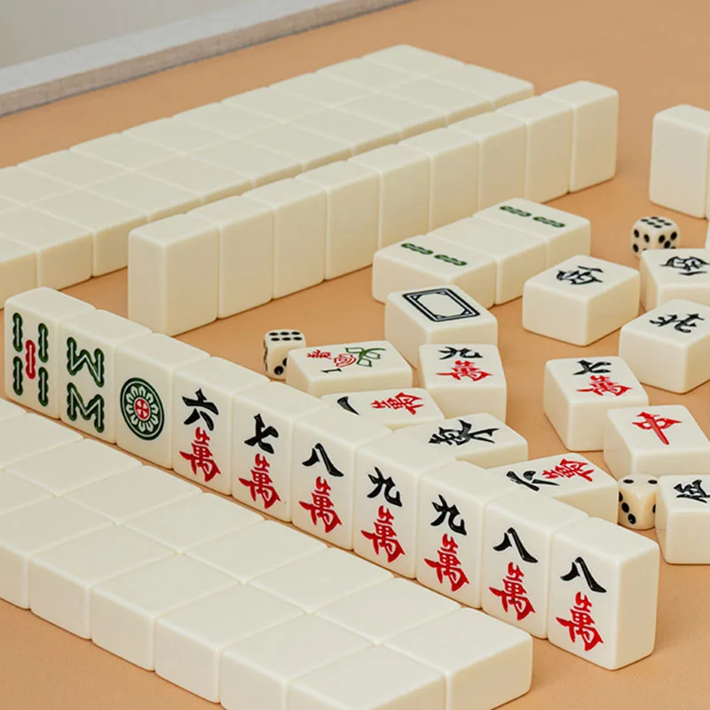 

Handmade High Quality Mahjong Set Family Table Outdoor Social Chess Games Family Juegos De Mesas Para Toda La Familia Accessorie