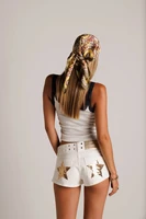 ONE DILEMMA-pantalones cortos con estampado de moda para mujer, ropa Harajuku Y2K, pantalones cortos vaqueros lavados sexys, minifaldas de cintura baja