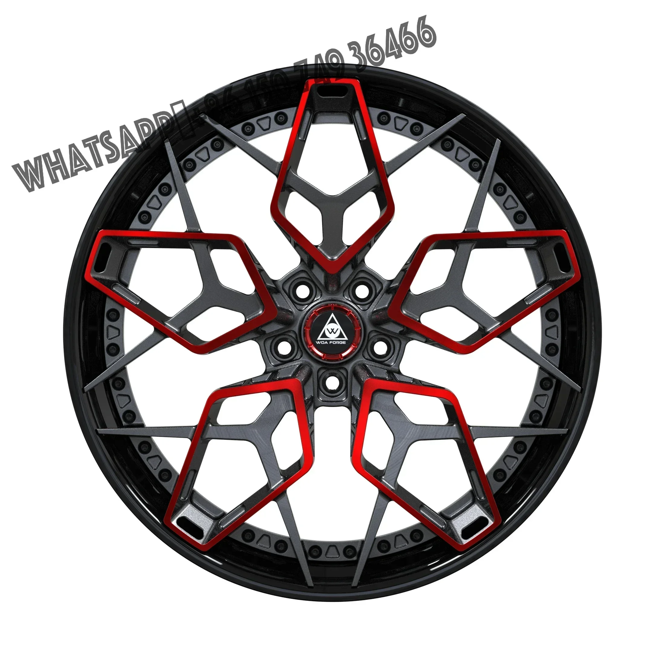 

WOAFORGED Car Rims Wheels Forged Alloy Aluminum Customized Lightweight Car 18 19 20 21 Inch Custom 3 Piece 5 Hole 120 114.3 112