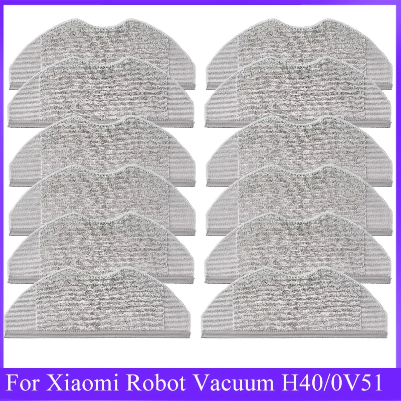 ملحقات أجزاء قماش ممسحة قابلة للغسل وإعادة الاستخدام مناسبة لمكنسة Xiaomi Robot H40/0V51