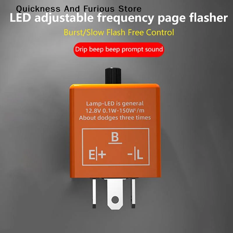 【MO】Universal 12V 3 Pin CF-14 JL-02 Motorcycle LED Flasher Blinker Relay Automobile Turn Signal Light Relay Motorcycle Switch