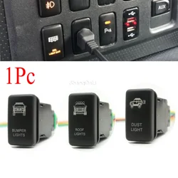 1 Pc Car Bumper Roof Lights Dust Rock Windshiled Switch Button For Toyota Tacoma Land Cruiser Reiz Hilux Prado 120 FJ CRUISE