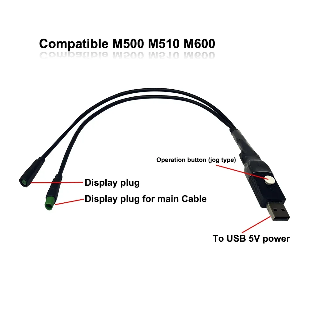 

USB-кабель для программирования для двигателей bafang CAN M400 G330 M500 G521 M620, размер колеса с точной настройкой и параметры скорости