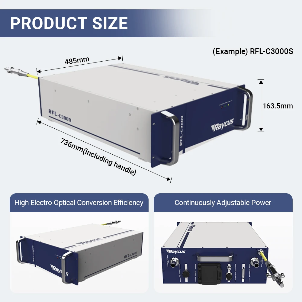 

Industrial Fiber Laser Generator 1500W-6000W CE Approved Source For Cutting & Welding Applications