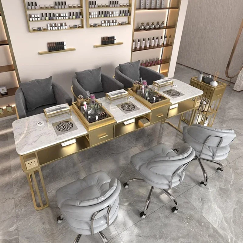 Mesa De Prego De Luxo Auxiliar Para Mulheres, Sala De Estar Estética, Mesa De Manicure Profissional, Nageltisch Móveis De Beleza