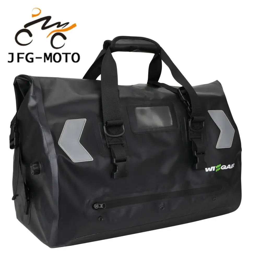 Rear Bag Motorcycle PVC Tailbag Waterproof Drive Travel Dry Luggage Outdoor Bag For KTM BMW Yamaha HONDA Kawasaki Stree Bike