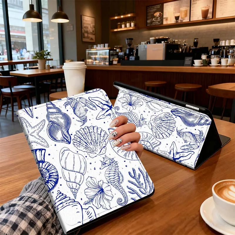 conchas-do-mar-dos-desenhos-animados-marinhos-para-xiaomi-redmi-mi-pad-8-7-6-5-4-2-se-k-124-112-121-11-88-pro-max-ultra-polegada-tablet-caso