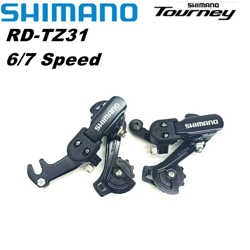 SHIMANO TOURNEY MTB RD TZ31 Tourney TZ31 GS Hook Rear Derailleur/Eye Rear Derailleur 6Speed 7Speed Moutain Bike Cycling