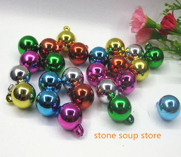 100pcs Colorful Christmas Tree Ornament Lamp Bulb NOT LIGHT Diy bead Bracelet Pendant decoration 11 styles