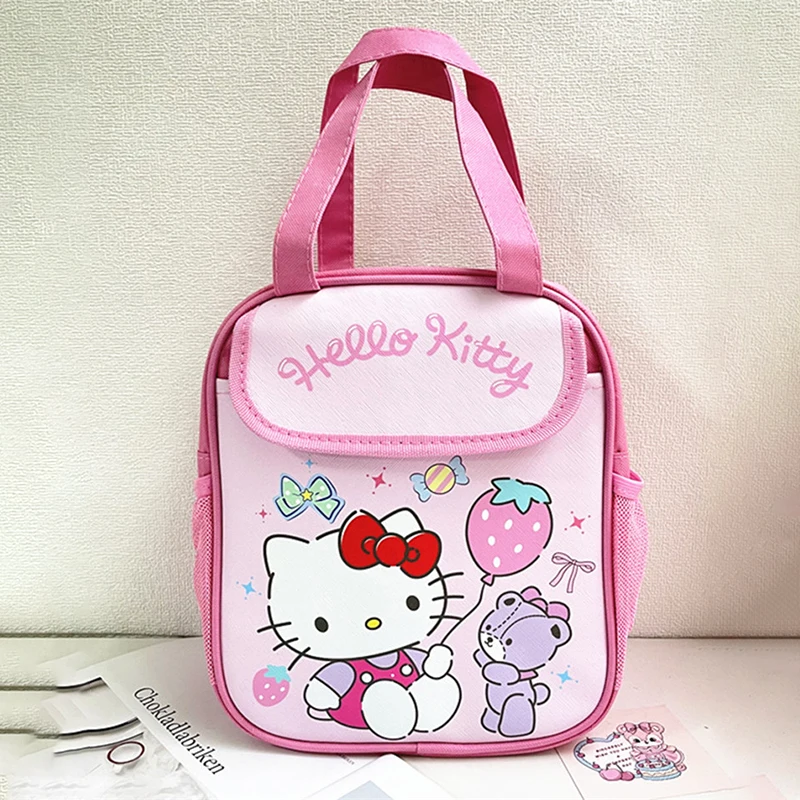 Izolowana torba na lunch Stitch Sanrio Culomi - składana torba wielokrotnego użytku, zapinana na zamek, izolowana folia aluminiowa wewnątrz