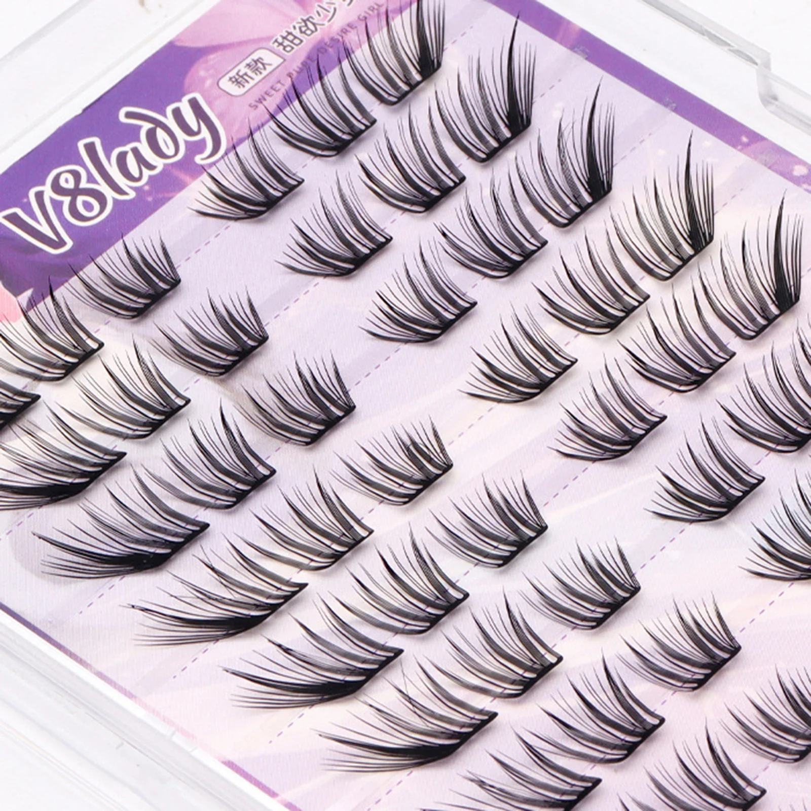 كاريكاتير الرموش الصناعية وهمي - مراجعة Eyelash Extension Human Hair وسعره