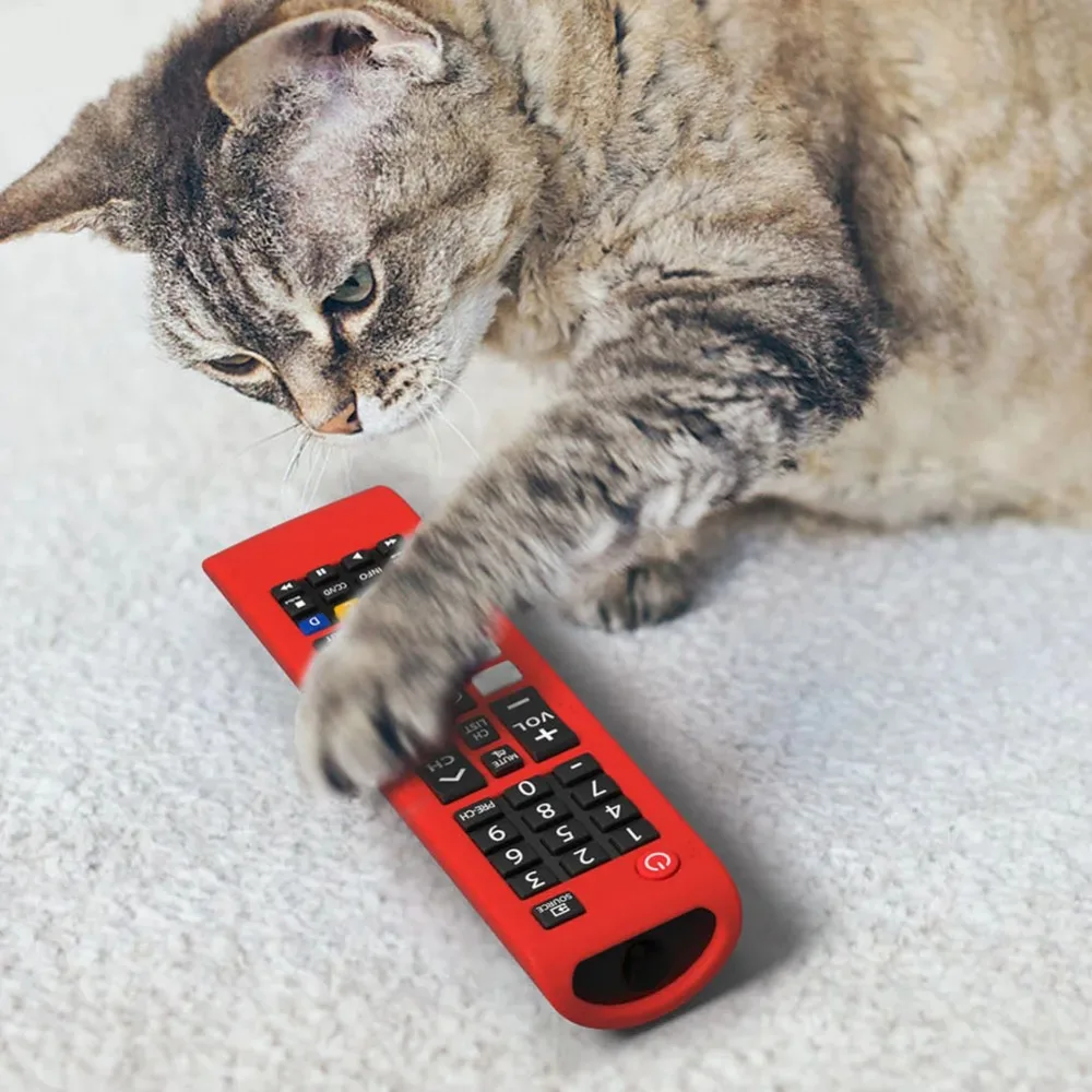 Silicone non-slip protective case for the remote control, skin sleeve for the Samsung Smart TV remote control BN59-01315A 01315B