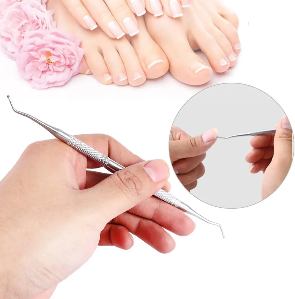 1 قطعة أظافر المقص نام مانيكير المثبت استعادة تو الرعاية أداة مسمار أداة تصحيح باديكير أداة #3