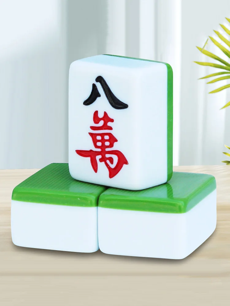 

Набор для маджонга из нефритовых плиток большого и среднего размера, ручной работы, для домашнего использования, Гуандун, 108 и Сычуань, 144 элемента