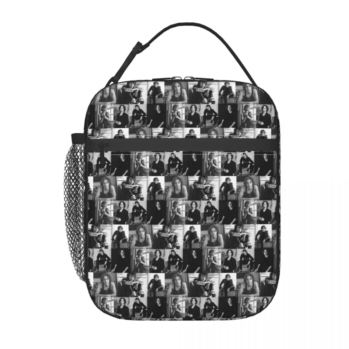 Black And White Mason Thames Collage Insulated Lunch Bag for Women Kids Portable Food Boxes Thermal Lunch Box Tote