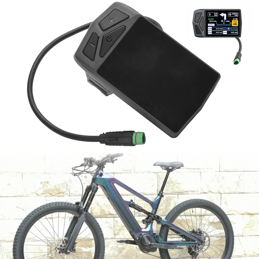 Electric Bicycle Display For Bafang Motor M200/M300/400/500/M620 EB02 LCD Motor Instrument Panel Can Interface For E-bike