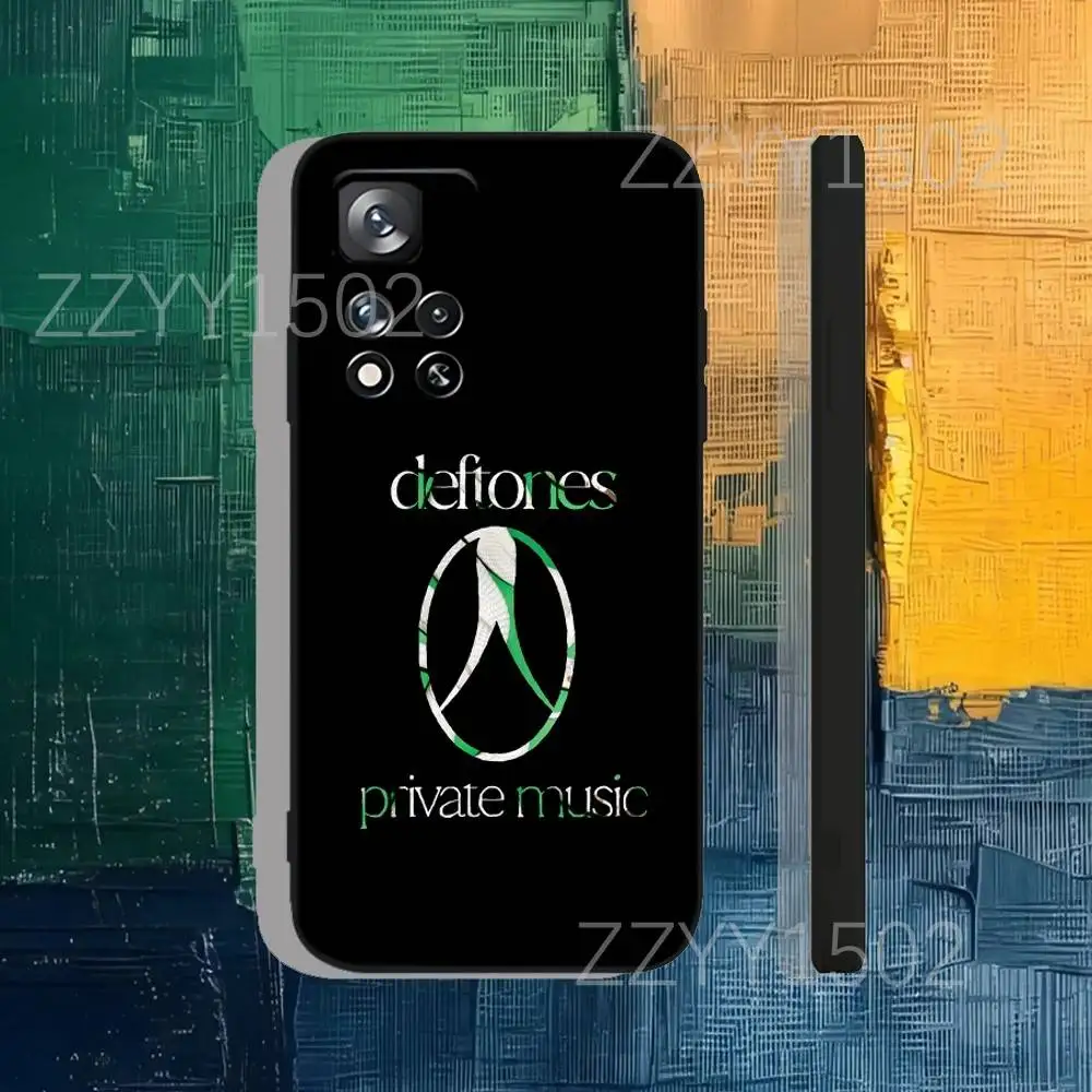D-Deftones Private Music Phone Case For Samsung S25,S24,Ultra,S20,S30,Plus,S22,S23,Ultra,Plus,5G Black Silicone Soft