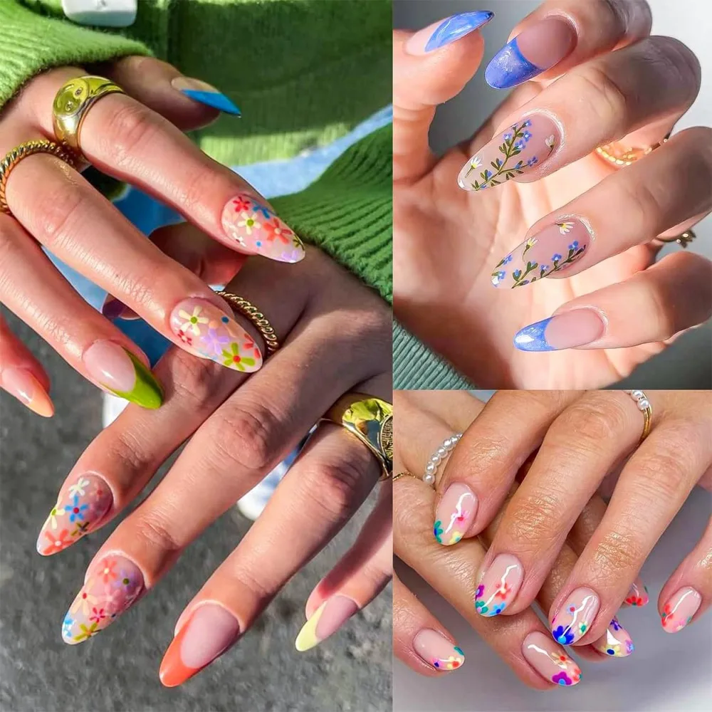 30 Sheets 3D Flower Nail Art Stickers for Vibrant Colorful Floral Nail Designs Ideal for Kids, Girls, and Women's DIY Manicure view 5