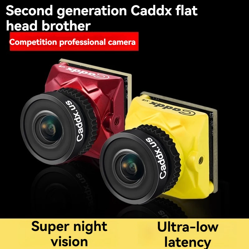 Second-generation Caddx Snail FPV Drone with Flat Head FPV Camera, RateND Filter Function, Night Vision, and Wide Dynamic Range