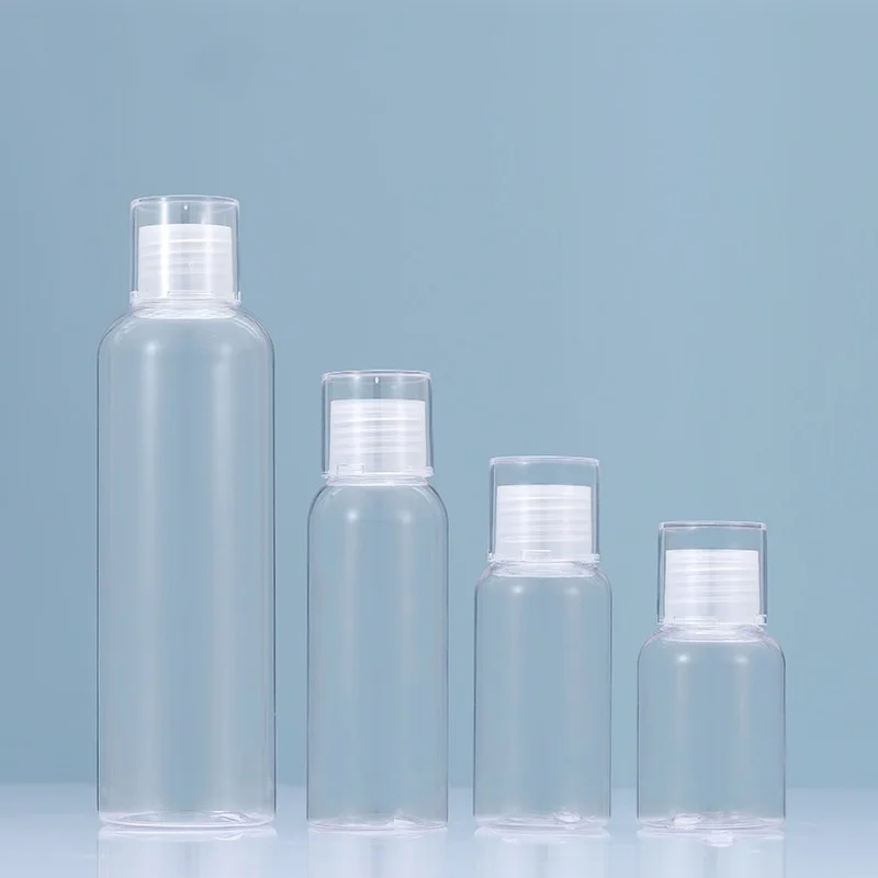 10-30pcs-50-250ml-empty-clear-pet-cosmetic-toner-bottle-screw-cap-hydrosol-moisturizer-container-liquid-bottle-with-a-plug
