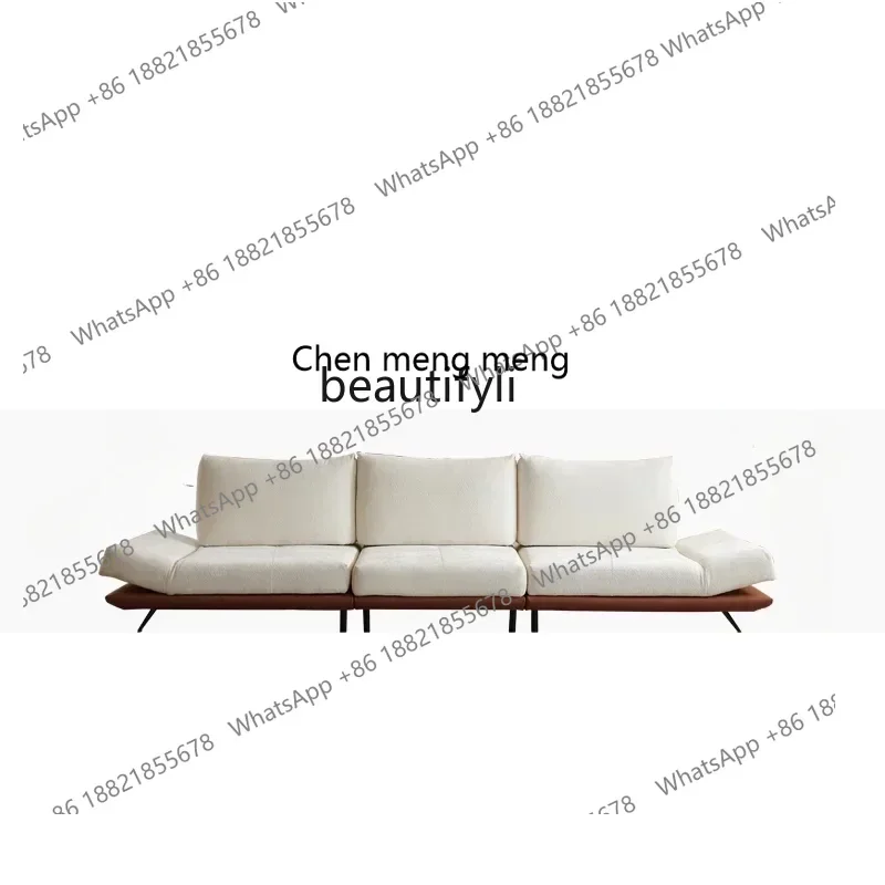 D178 yh Italian Minimalist Sofa Living Room New Straight Row Rotating Multifunctional Module Combination Dynamic Island Fabric S