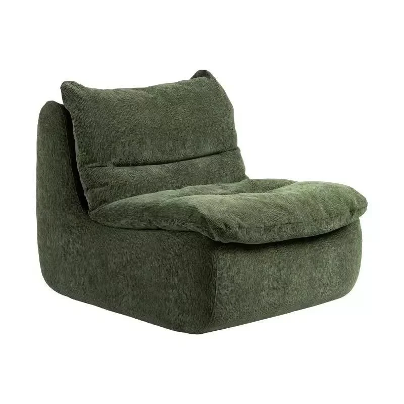 

/Single Seat Reclining Sleep Sofa Bed Cushion Removable Lazy Suite For Small Apartment Living Room Cloth Material Sponge Filling