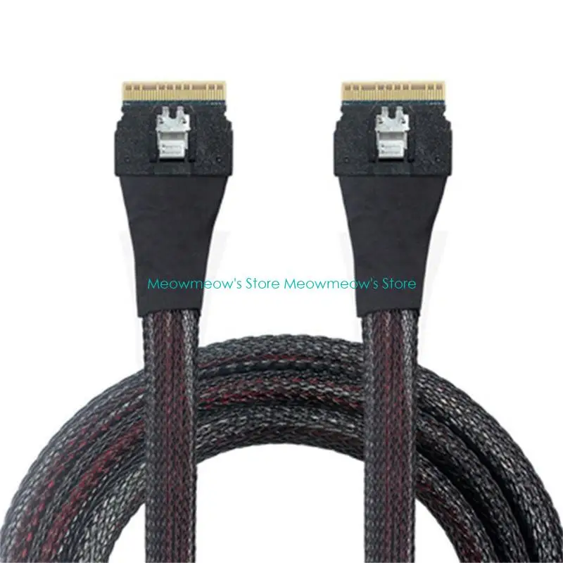 W91A 24G Internal Slimsas SFF-8654 ke SFF-8654 8i Cable SAS4.0 SFF-8654 8I