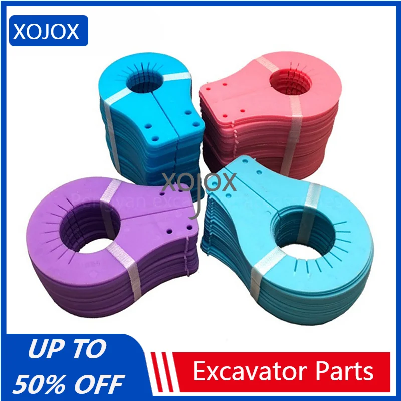 XOJOX 5pcs Adjustment Activity Plastic Quick Disassembly Shaft For Excavator Accessories Disassembly-Free Bucket  Gasket