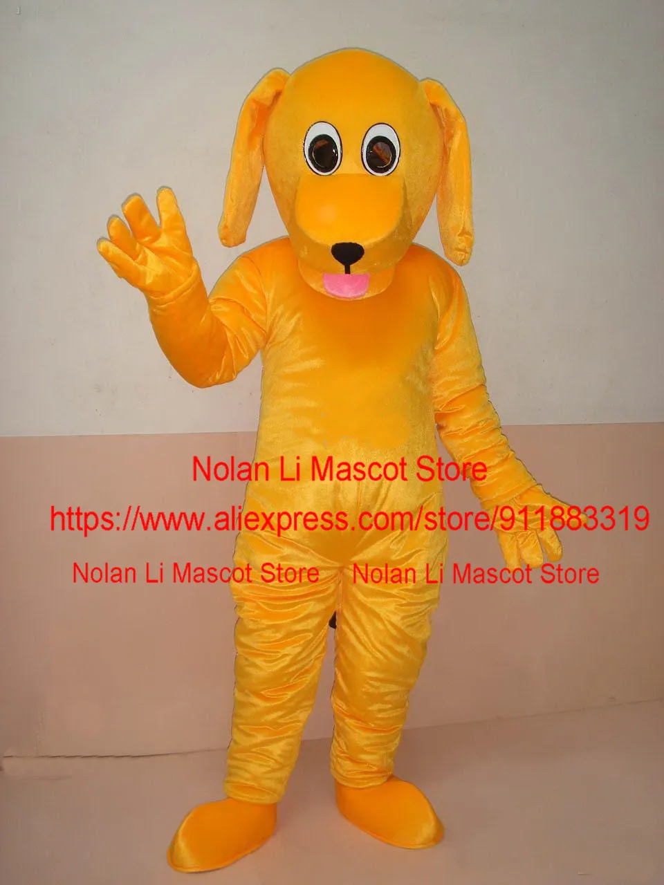 Factory Direct Sales Cute Yellow Dog Mascot Costume Cartoon Anime Cosplay Advertisement Birthday Party Gift 119