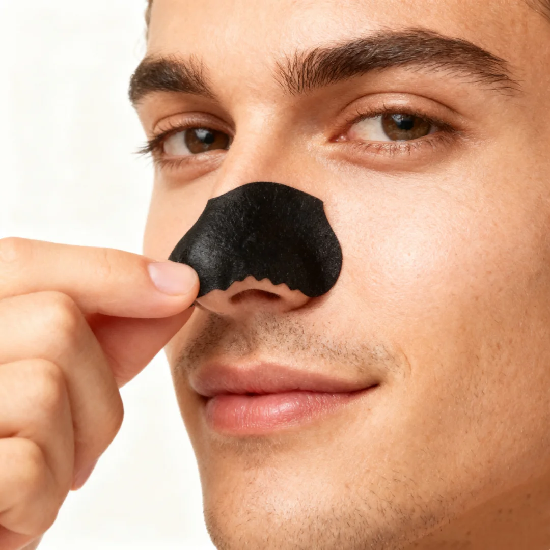 Bamboe Houtskool Mee-eter Remover Neusstrips, Porie Minimaliseren, Acne & Whitehead Remover voor T-Zone