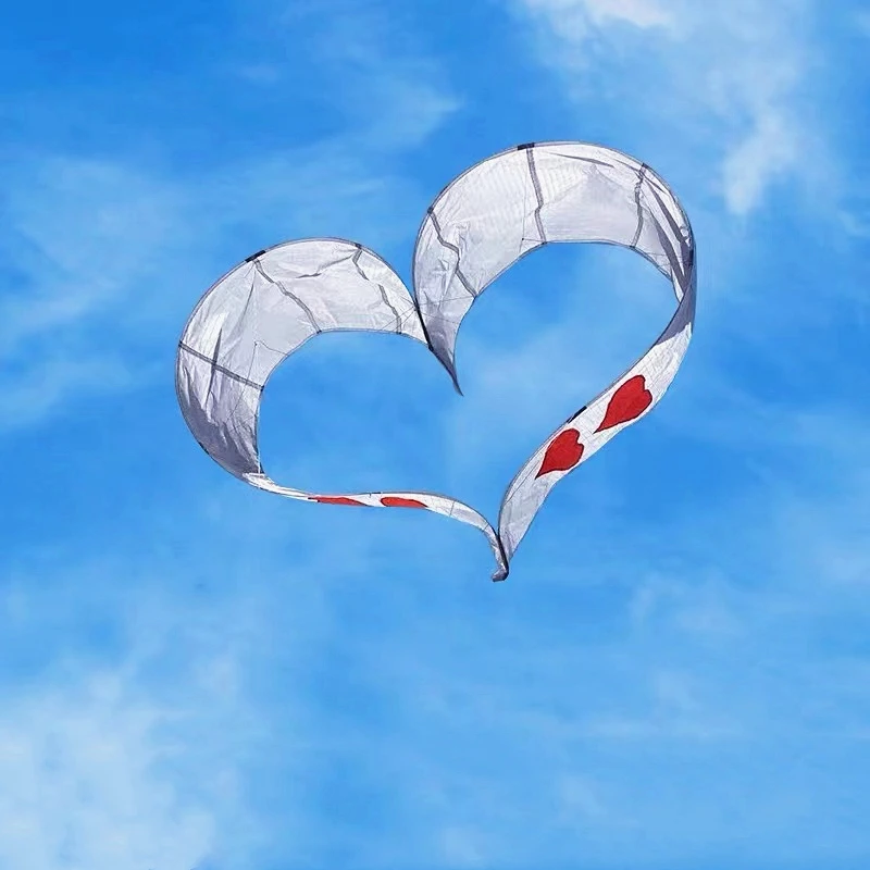 Free Shipping 3d kites heart kites flying nylon kites factory Outdoor toys crank for kite line Kite surfing dragon fly bird kite