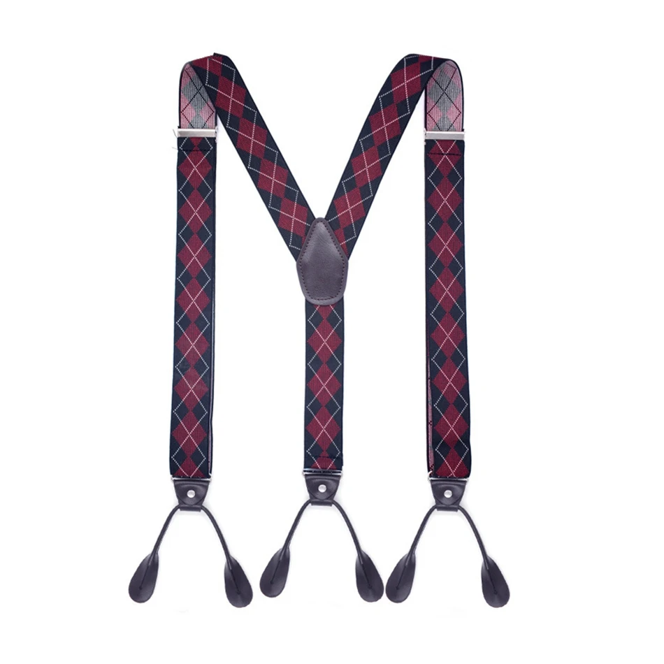 suspensorios-masculinos-pretos-e-vermelhos-com-estampa-argyle-botao-y-elasticos-para-casamento-vintage-com-botoes-para-camisa-120cm-design-moderno