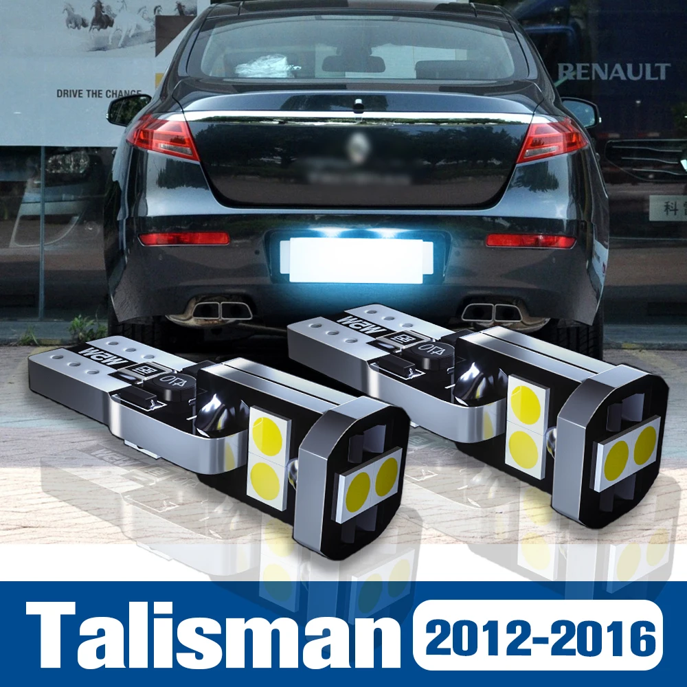 

2 шт., аксессуары для номерного знака для Renault Talisman 2012, 2013, 2014, 2015, 2016